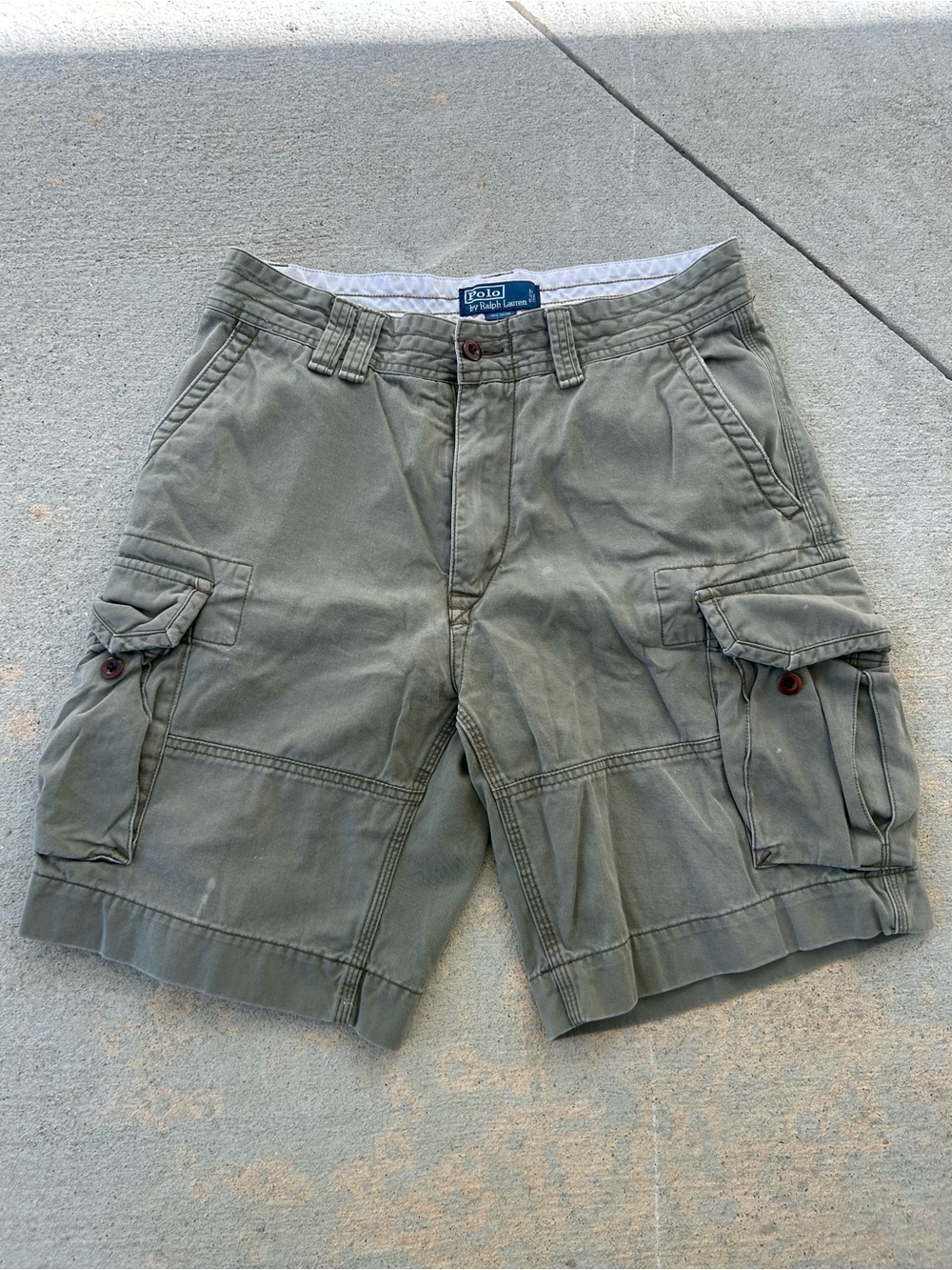 Polo by Ralph Lauren Olive Green Cargo Shorts